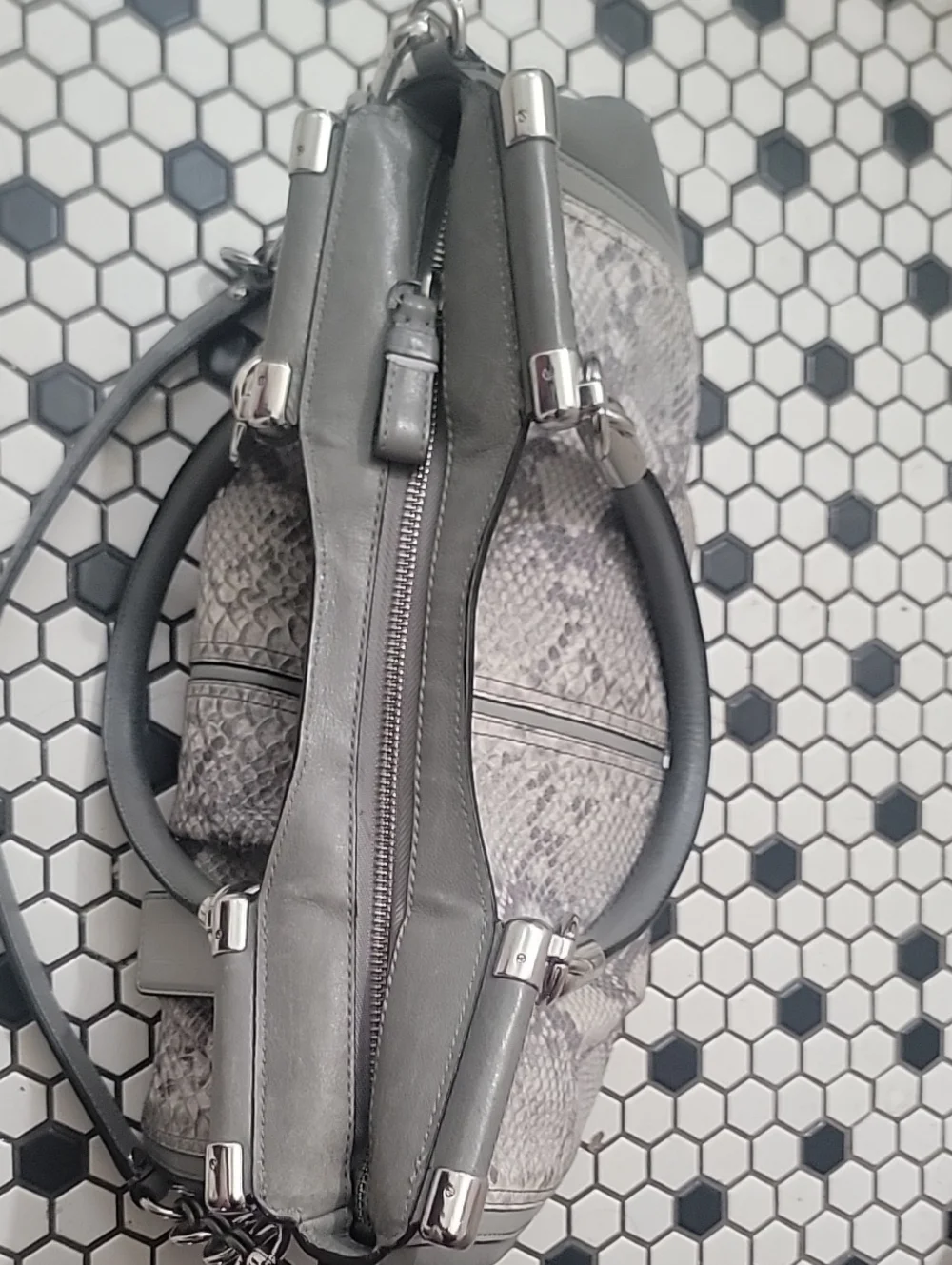 Coach Limited Edition Madison Pinnacle Python Satchel Retailed $1000